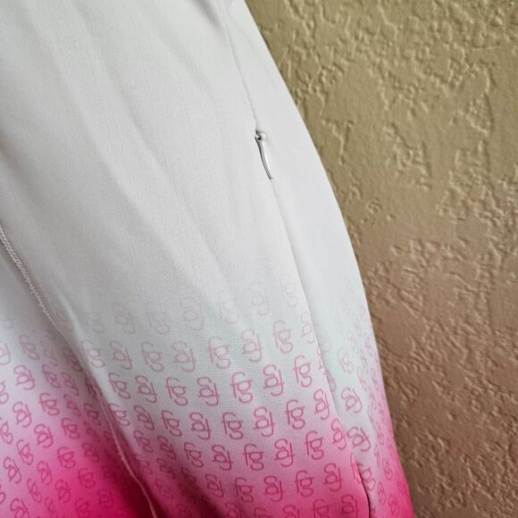 NWOT Fiagreen Monroe Golf Dress in Prism Pink Ombre - Picture 5 of 9